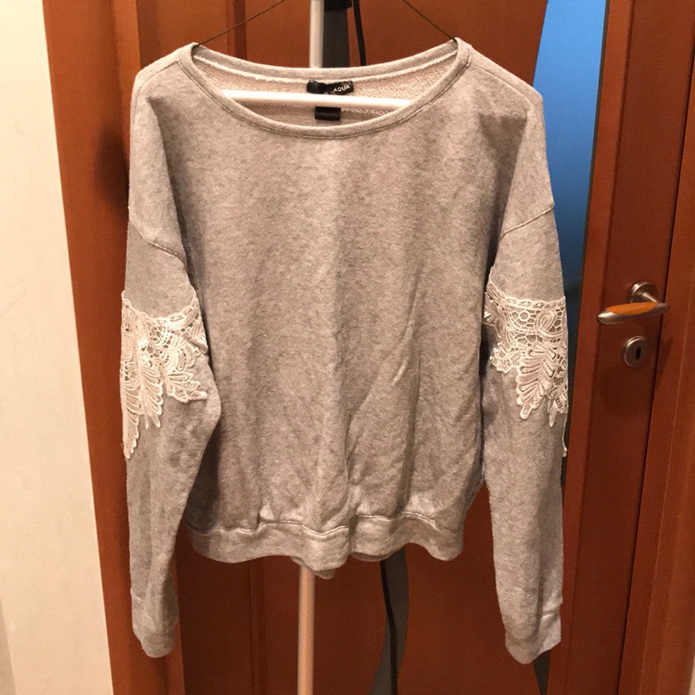 Aqua sweatshirt sweater size L